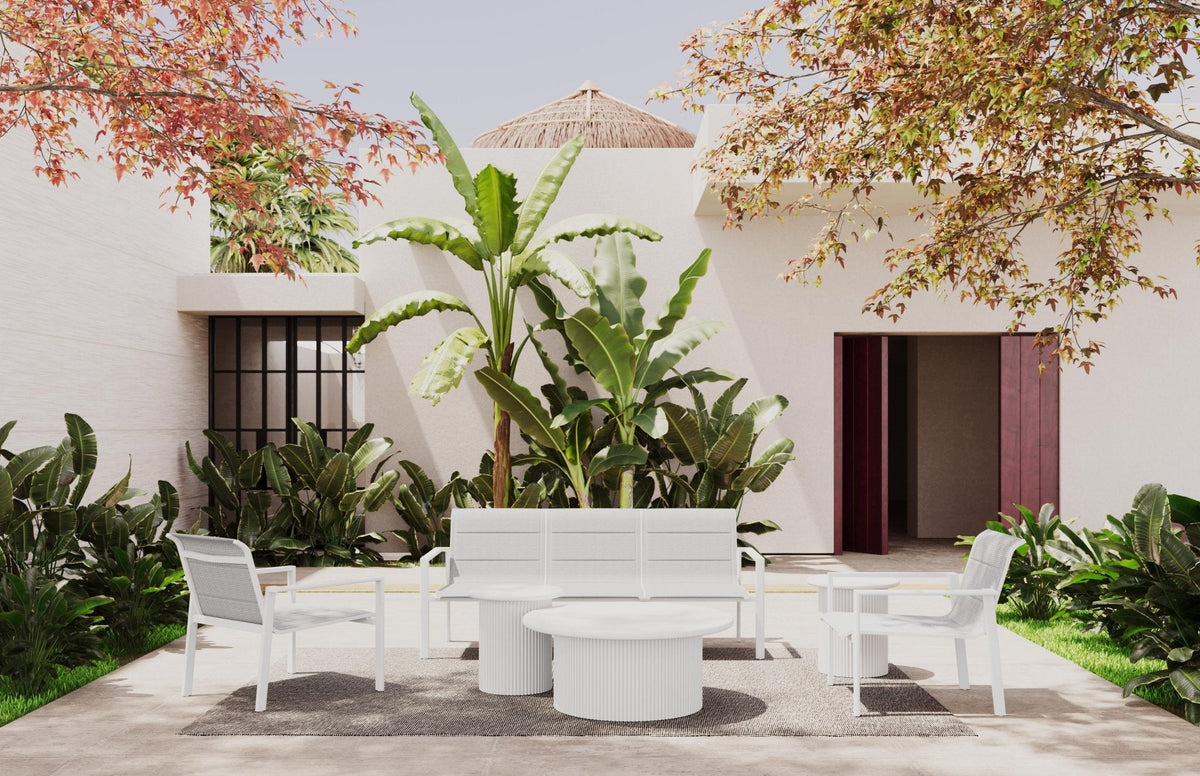 Amalfi | Club Chair White x 2 - Azzurro Living