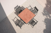 Pavia | 48" Dining Table - Charcoal - Dekton Top - Azzurro Living